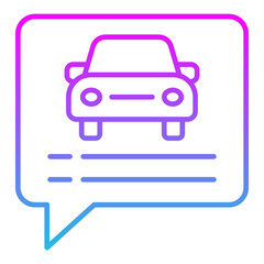 Obraz premium Car App Icon