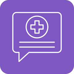 Fototapeta premium Medical App Icon