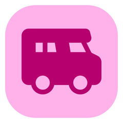 Editable recreational vehicle vector icon. Vehicles, transportation, travel. Part of a big icon set family. Perfect for web and app interfaces, presentations, infographics, etc