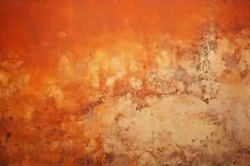 Old rusty orange background. Created with Ai