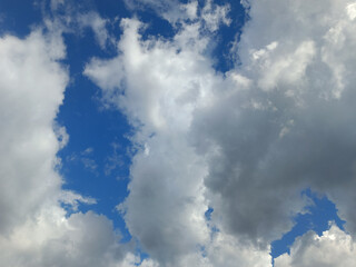 Many sky and rain clouds on holiday