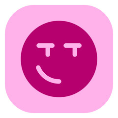 Editable sarcastic, smirking face vector icon. Part of a big icon set family. Perfect for web and app interfaces, presentations, infographics, etc