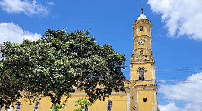 Areia, Paraiba, Brazil- October, 2023 - Nossa Senhora da Concei&ccedil;&atilde;o Church, located in the small town of Areia