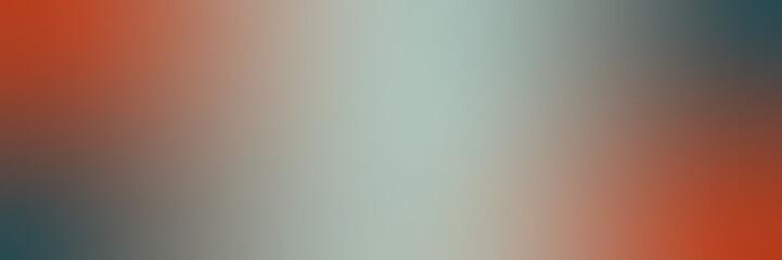 russet orange - deep teal gradient horizontal banner background