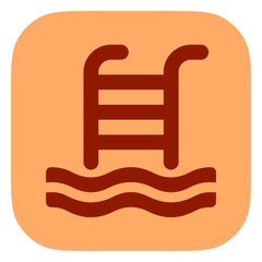 Editable swimming pool vector icon. Part of a big icon set family. Perfect for web and app interfaces, presentations, infographics, etc