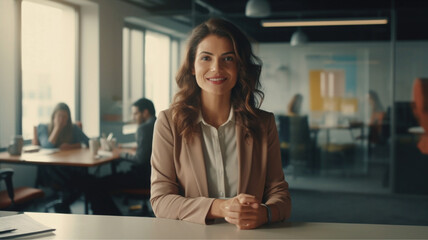 Fototapeta premium computer, laptop, couple, woman, business, office, people, businesswoman, businessman, home, working, internet, smiling, technology, work, two, team, businesspeople, looking, sitting, smile, together,