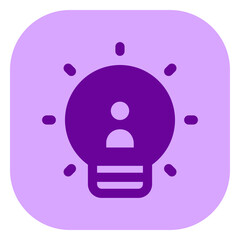 Editable lightbulb, innovation vector icon. Part of a big icon set family. Perfect for web and app interfaces, presentations, infographics, etc