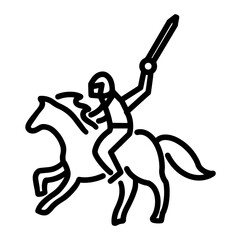 Knight on Horseback Icon