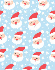 santa claus and snowman