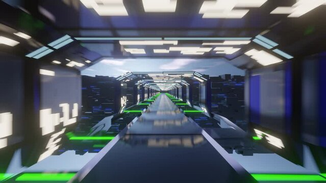 3d render cyberpunk style with neon city backgrounds.
