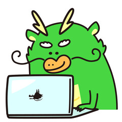 ドラゴン素材No.23 PC_ワーク