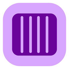 Editable vector column view icon. Part of a big icon set family. Perfect for web and app interfaces, presentations, infographics, etc