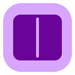 Editable vector layout split screen column icon. Part of a big icon set family. Perfect for web and app interfaces, presentations, infographics, etc