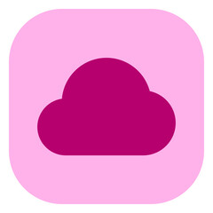 Editable vector cloud icon. Part of a big icon set family. Perfect for web and app interfaces, presentations, infographics, etc