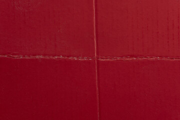 thick red paper cardboard material, paper overlay.