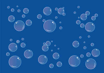 Water bubble vector illustration
