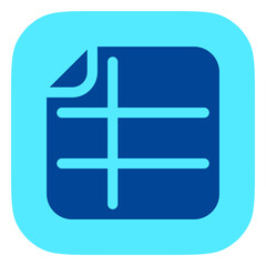 Obraz premium Editable vector spreadsheet file icon. Part of a big icon set family. Perfect for web and app interfaces, presentations, infographics, etc