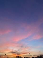 The sky after sunset