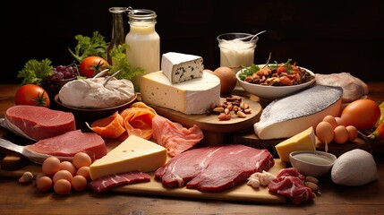 food with animal protein sources