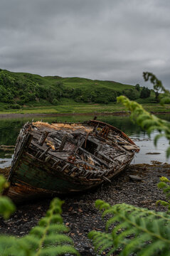 shipwreck on Kerrera Island