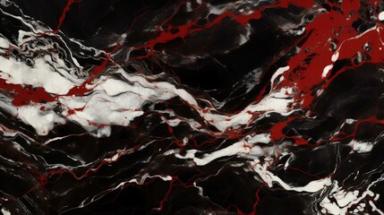 Red and black marble texture background pattern with high resolution. Marble motifs that occur naturally.