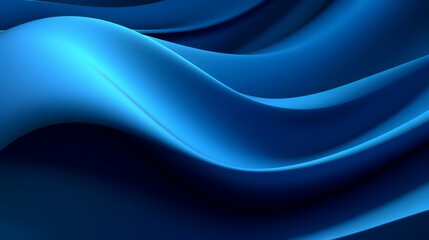 Blue wavy background. 3d rendering, 3d illustration.