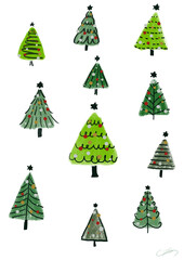 christmas tree set