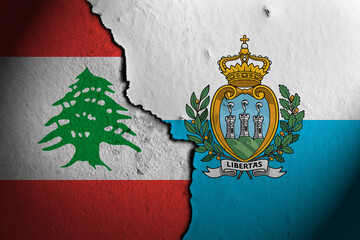 Relations between lebanon and san marino