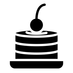 Fototapeta premium cake glyph