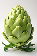 Obraz premium Artichoke. Portrait. Ideal for advertising or banner.