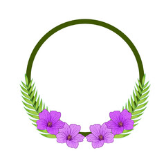 wreath of flowers