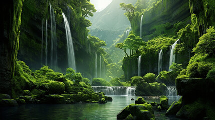 waterfall in the forest