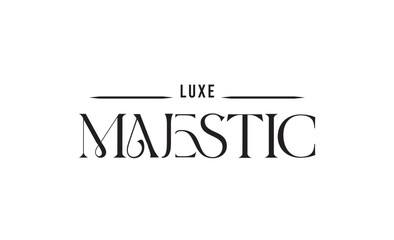 Majestic, luxury logo, luxe