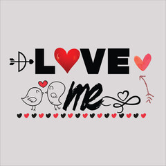 Valantine Print ready vector design for Tshirt, Mug and printing item. bundle design  .Black and white view. design vector set. Icon bundle.love design.