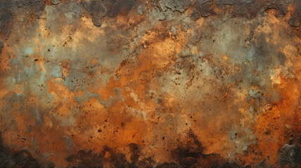 Rustic and weathered steel texture with corrosion and rust