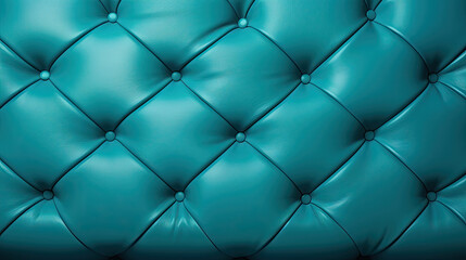 green turquoise leather sofa texture background, luxury leather patter