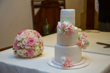 Flowers, bouquet bride, Wedding, rings, beautiful, elegant, bride, groom, couple, special day