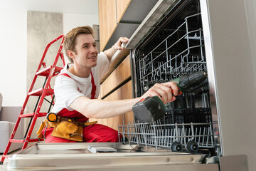 Master of Maintenance: Young Man Providing Home Appliance Repair Services