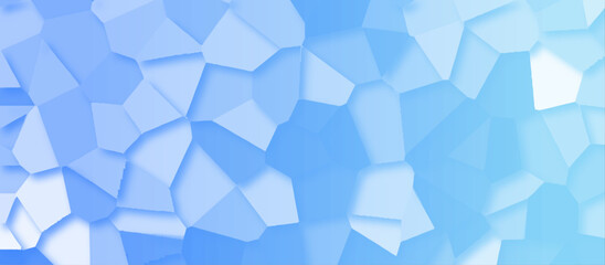 Triangle gradient blue color abstract background with geometric shapes, geometric background of triangular pattern in soft gradient blue colors, mosaic marble pattern texture for design.