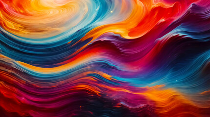 Obraz premium abstract colorful Cosmic nebula background for multimedia creative creation Gas dust clouds nebula in outer space.