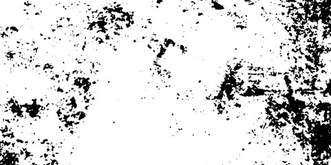 Grainy and surrounded Old grunge textures with scratches and cracks, Blank white grunge cement wall texture with black pealed grunge texture, Grunge white and black background for design.