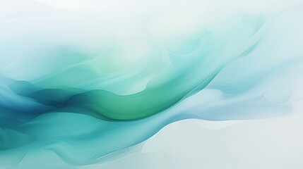 Obraz premium abstract blue and green background with some smooth lines and spots in it