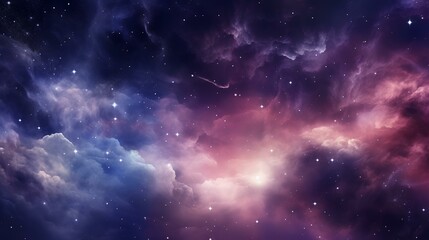 Fototapeta na wymiar Space background with nebula and stars. 3d rendering image.
