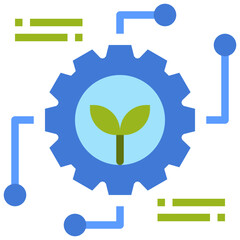 farming data flat icon