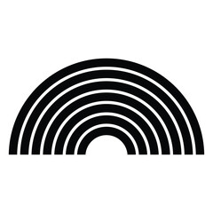 Rainbow icon design, illustration design