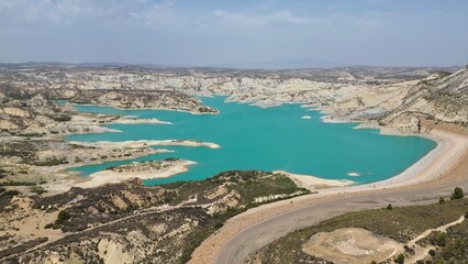 drone photo embalse de algeciras Spain Europe