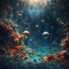 Space underwater