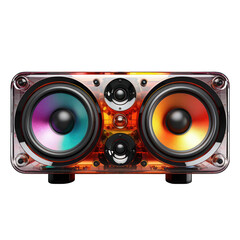 Portable Speaker Isolated on Transparent or White Background, PNG