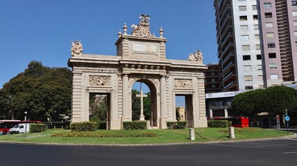 Obraz premium photo Porta de la Mar Valencia Spain Europe