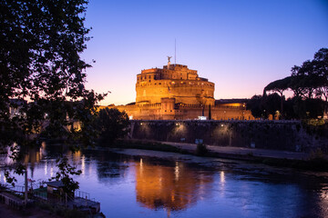 Castel Sant'Angelo in Rome, Italy.	
